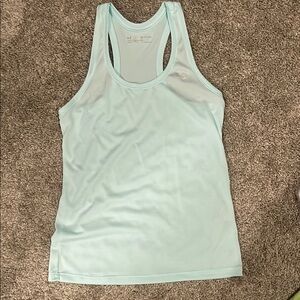 Under Armour Green Fitted Sleeveless Tank Top